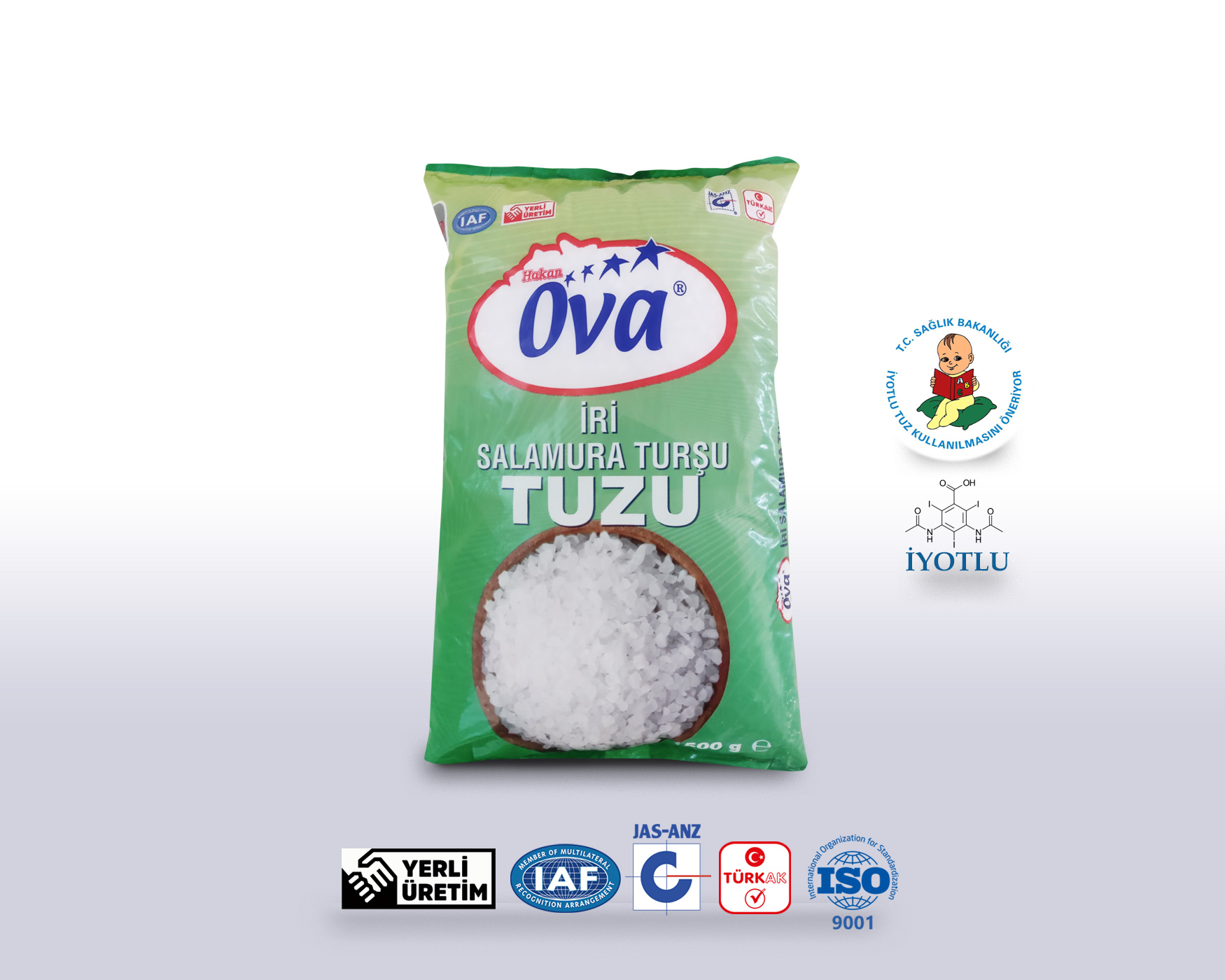 İnce Salamura Turşu Tuzu 1500gr