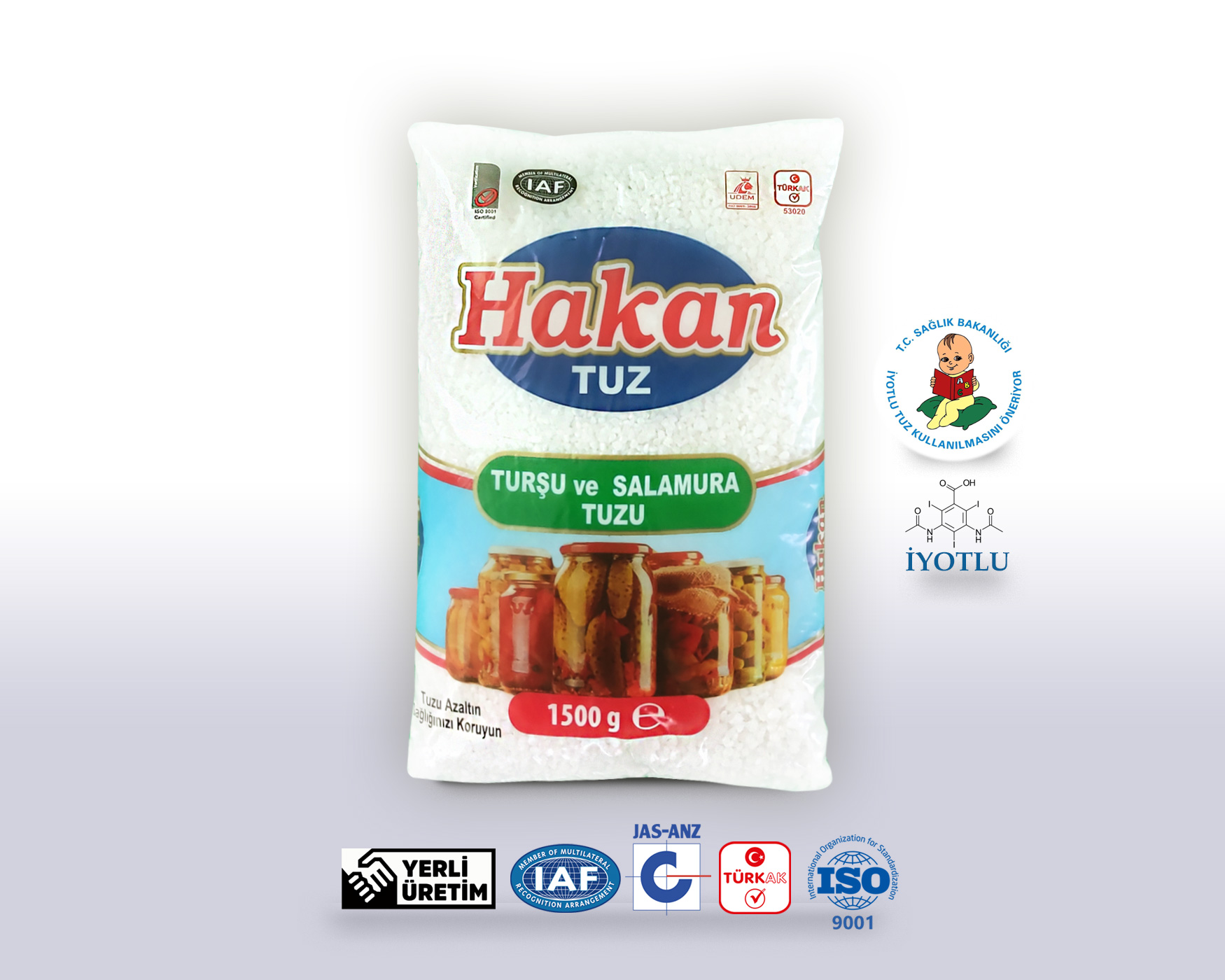 İri Salamura Turşu Tuzu 1500gr