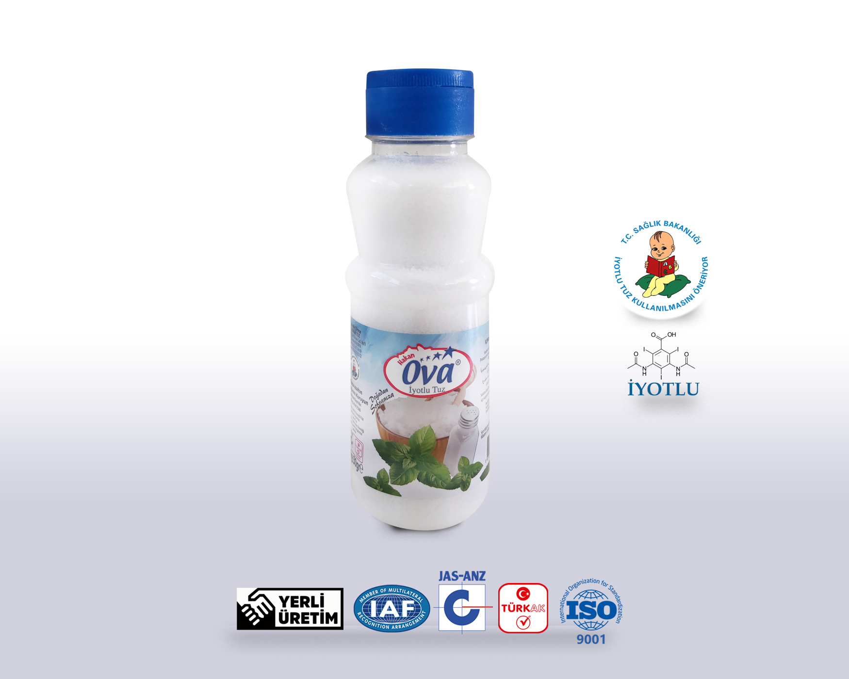 İyotlu Sofra Tuzu 500gr